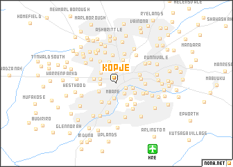 map of Kopje