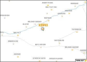 map of Kopki