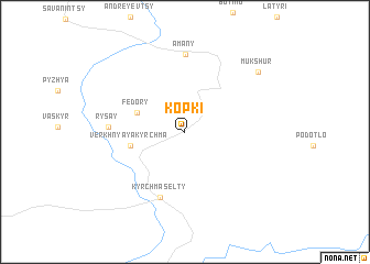 map of Kopki