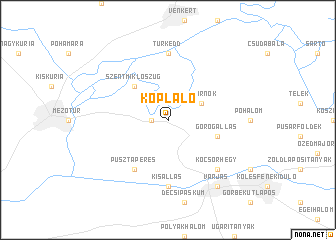 map of Koplaló