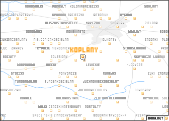 map of Koplany