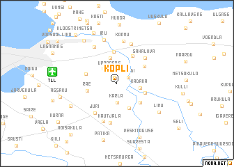 map of Kopli