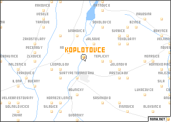 map of Koplotovce