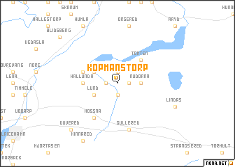 map of Köpmanstorp