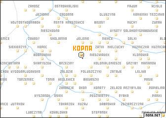 map of Kopna