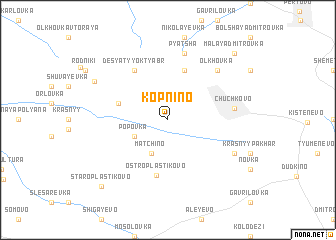 map of Kopnino