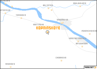 map of Kopninskoye