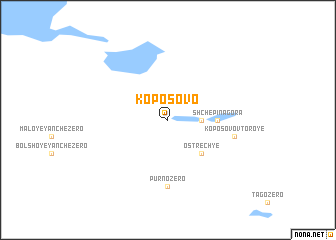 map of Koposovo