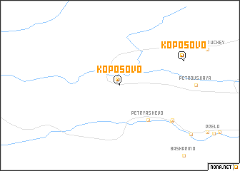 map of Koposovo