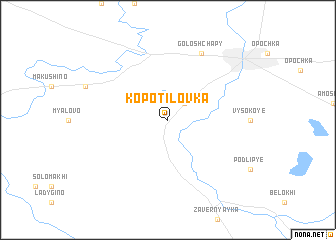 map of Kopotilovka