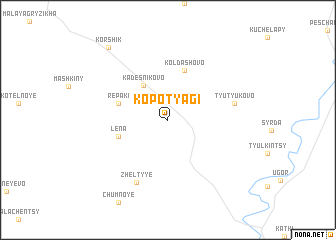 map of Kopotyagi