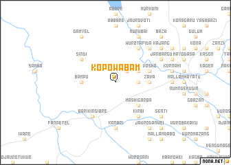 map of Kopowabam