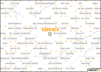 map of Köppach