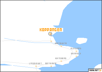 map of Koppangen