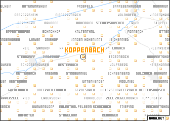 map of Koppenbach