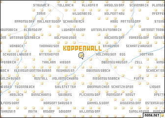 map of Koppenwall
