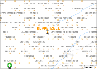 map of Koppenzell