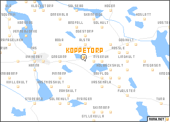 map of Koppetorp