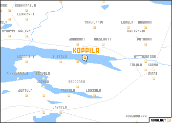 map of Koppila