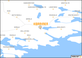 map of Koppinen