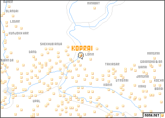 map of Koprai