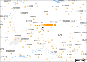 map of Koprani Mahala