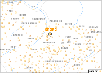 map of Kopra