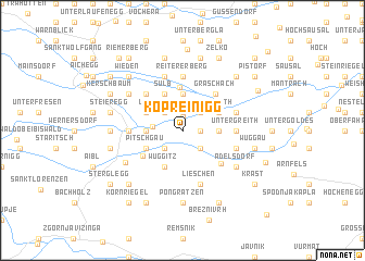 map of Kopreinigg