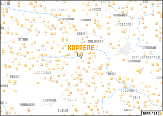 map of Koprene