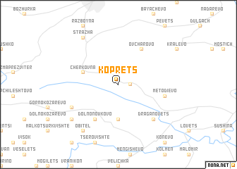 map of Koprets