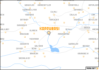 map of Köprübaşı