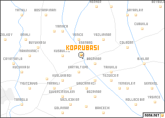 map of Köprübaşı