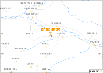 map of Köprübaşı