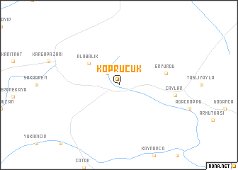 map of Köprücük