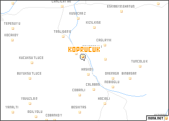 map of Köprücük