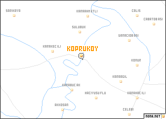 map of Köprüköy