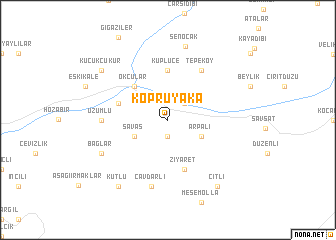 map of Köprüyaka