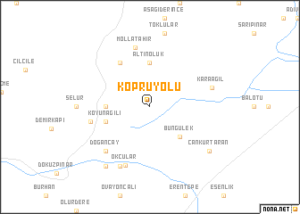 map of Köprüyolu