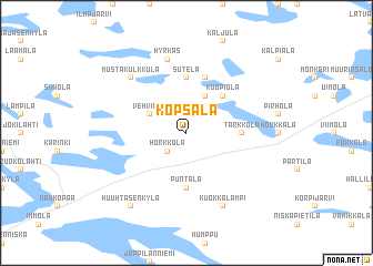 map of Kopsala