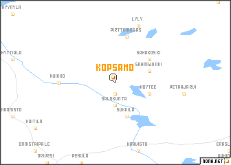 map of Kopsamo