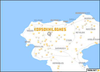 map of Kopsokhiládhes