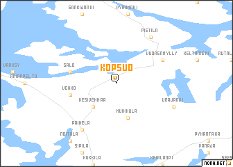 map of Kopsuo