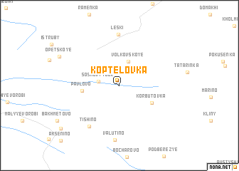 map of Koptëlovka