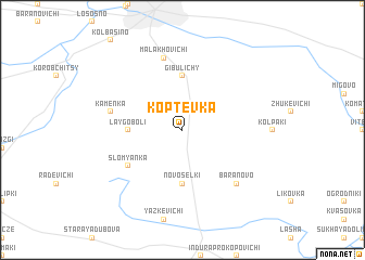 map of Koptëvka
