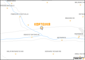 map of Koptevka