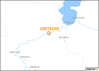 map of Koptëvka