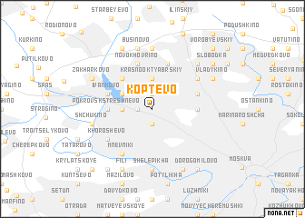 map of Koptëvo