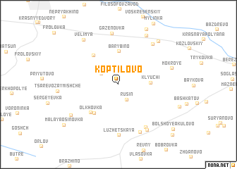 map of Koptilovo