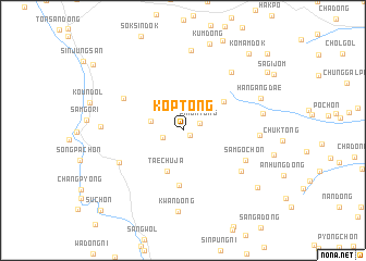 map of Kop-tong