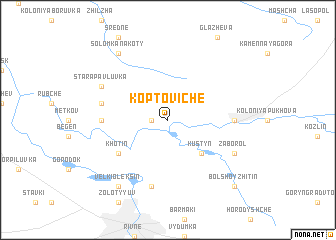 map of Koptoviche